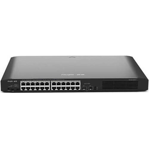 Ruijie 24 x 10-100-1000 Base-T port PoE çıkış gücü: 370W, çıkış gücü: 30W)
4 x SFP 1000Base-X port 