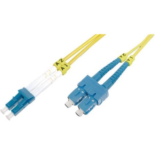 Beek LC-SC Fiber Optik Patch Kablo, 9-125 µ, Singlemode, 3.0mm, Duplex, OS2, LSZH, 5 metre 2932-05