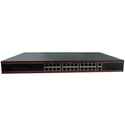 Nova ND1P2422LAG 24 Port Poe+ 10-100 Mbps 2 Port 10-100-1000 Mbps Uplink  2 Port SFP Switch 300W