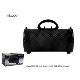 Mikado MD-BT30 Siyah Bluetooth AUX+USB+SD Kartlı Speaker