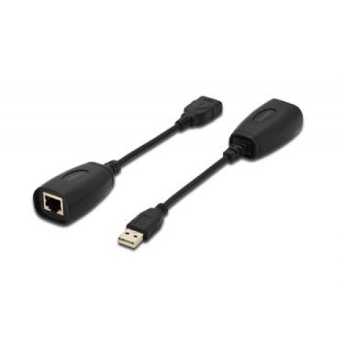 Digitus DA-70139-2 USB 1.1 Mesafe Uzatma Cihazı, CAT 6-6A-7 AWG23 S-FTP ya da F-FTP 45 metre