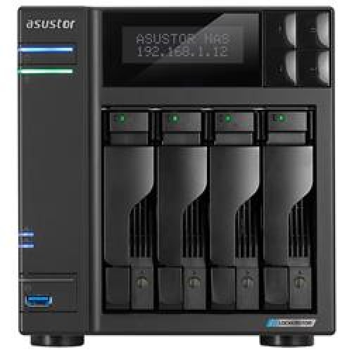 ASUSTOR AS6604T INTEL J4125 4 BAYNAS(4X22TB SUPPORT) 4GB DDR4(8GB SUPPORT) 