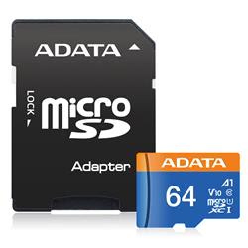 Adata 64GB Premier microSDXC Card with Adapter UHS-I Class10 V10 Hafıza Kartı