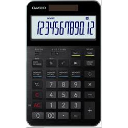 Casio S100X-BK-DJ Profesyonel 12 Hane Masa Üstü Hesap Makinesi