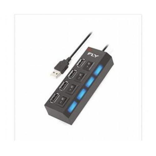 Fly 3407-01 4Port 2.0 Usb Çoklayıcı Hub 0,50Cm