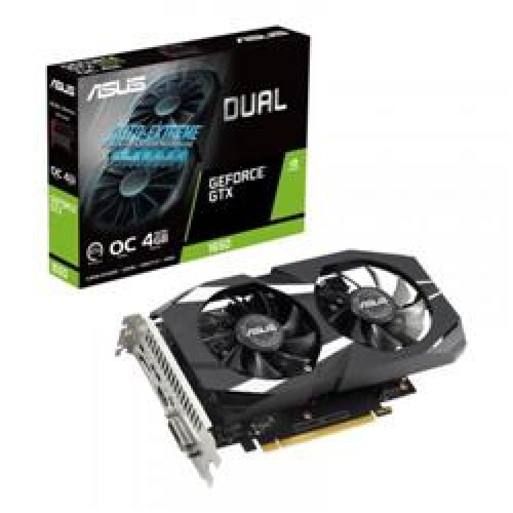 Asus Dual GeForce GTX1650 OC V2 DUAL-GTX1650-O4GD6-P-V2 4GB GDDR6 128Bit DX12 Gaming Ekran Kartı