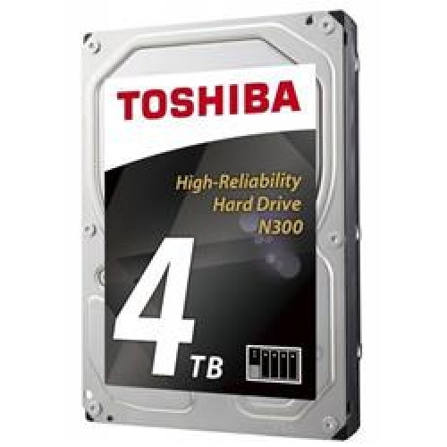 Toshiba 4TB N300 HDWG440UZSVA 7200RPM 128MB SATA3 Kutulu BOX Nas Diski