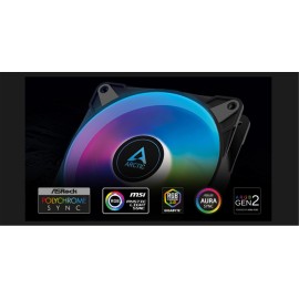 ARCTIC AR ACFAN00231A P12 PWM PST A-RGB 0dB 120mm Siyah Kasa Fanı