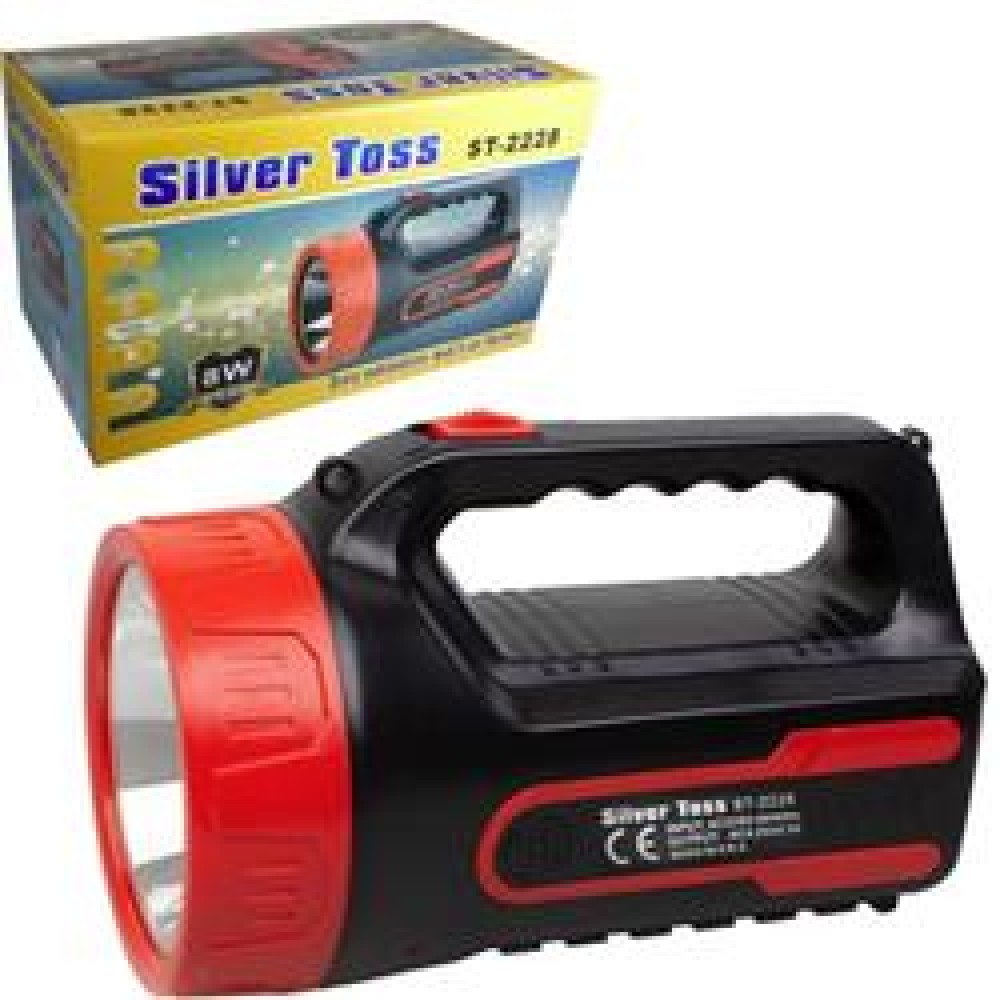 Silver Toss ST-2228 8W Led Şarj Edilebilir El Feneri 