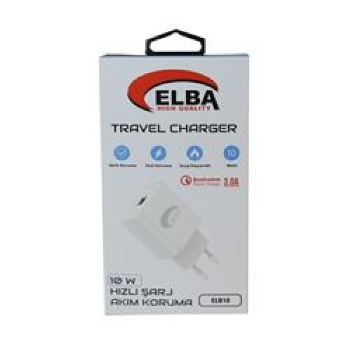 Elba Elb10 10W 3.0A Hızlı Şarj Akıllı Koruma Usb EV Şarj Kafa 