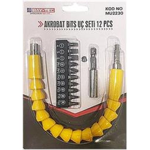 Bay-Tec Mu-2230 Akrobat Bits Uç Seti 12 Parça 