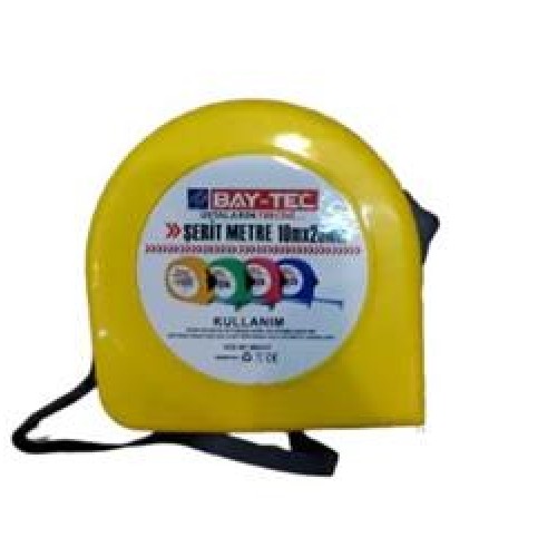 Bay-Tec Mk4137 10Mtx25MM Krom Şerit Metre Mavi