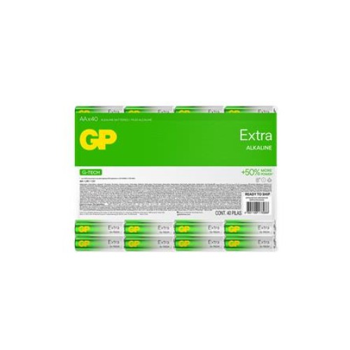 Gp R6 AA Boy Extra Alkalin Kalem Pil 40lı Paket GP15AXET-2EUECS40