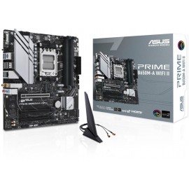 Asus Prime B650M-A WIFI II AMD B650 Soket AM5 DDR5 6400(OC)MHz mATX Gaming (Oyuncu) Anakart