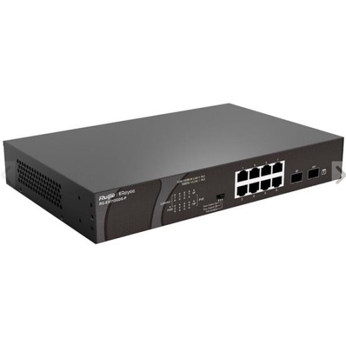 Ruijie-Reyee RG-ES110GDS-P 8 Port POE+ 10-100-1000Mbps 2 Port SFP 120W