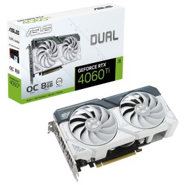 Asus Dual GeForce RTX4060Ti OC 8GB DUAL-RTX4060TI-O8G-WHITE GDDR6 128 Bit Beyaz DLSS 3 Ekran Kartı