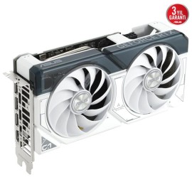 Asus Dual GeForce RTX4060Ti OC 8GB DUAL-RTX4060TI-O8G-WHITE GDDR6 128 Bit Beyaz DLSS 3 Ekran Kartı