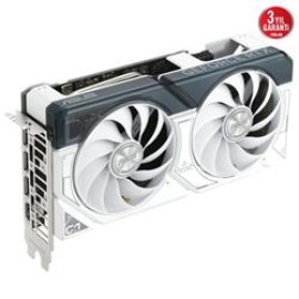 Asus Dual GeForce RTX4060Ti OC 8GB DUAL-RTX4060TI-O8G-WHITE GDDR6 128 Bit Beyaz DLSS 3 Ekran Kartı