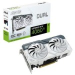 Asus Dual GeForce RTX4060Ti OC 8GB DUAL-RTX4060TI-O8G-WHITE GDDR6 128 Bit Beyaz DLSS 3 Ekran Kartı