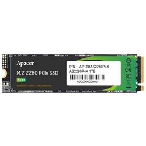 Apacer 1TB AS2280P4X 2100-1700MB-s NVMe PCIe M.2 SSD Disk (AP1TBAS2280P4X-1)