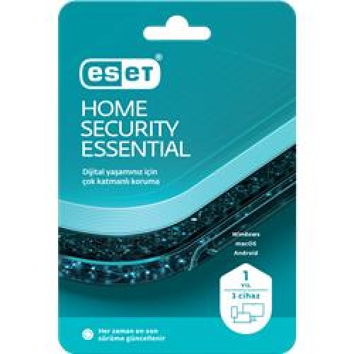 Eset Home Securıty Premıum 3 Kullanıcı 1 Yıl Box Kutu