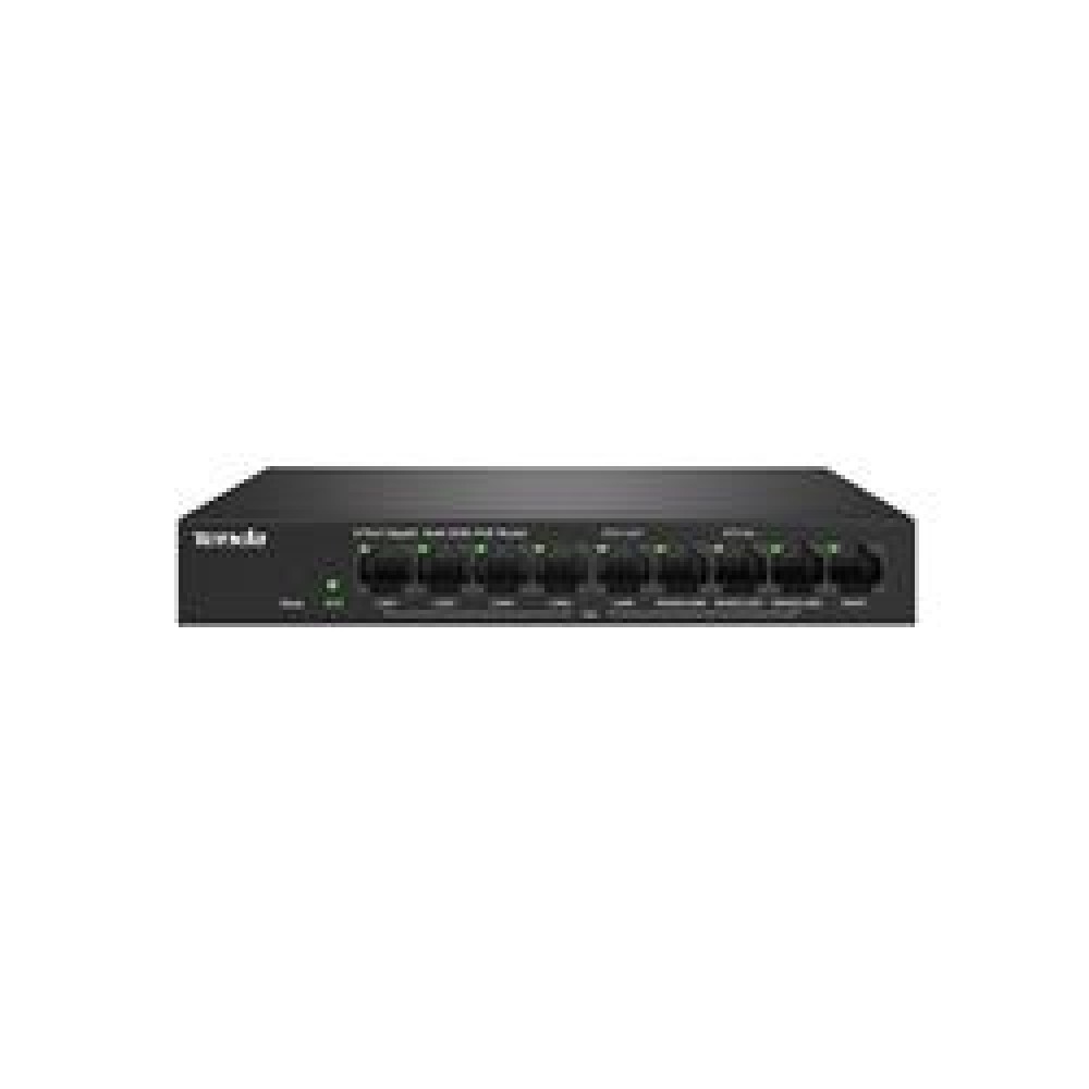 Tenda G0-8G-PoE 9 Port 8 Port Poe+ 10-100-1000 Switch Çelik Kasa POE Router