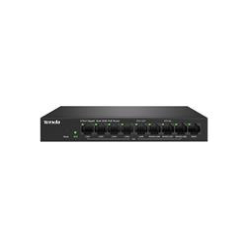 Tenda G0-8G-PoE 9 Port 8 Port Poe+ 10-100-1000 Switch Çelik Kasa POE Router