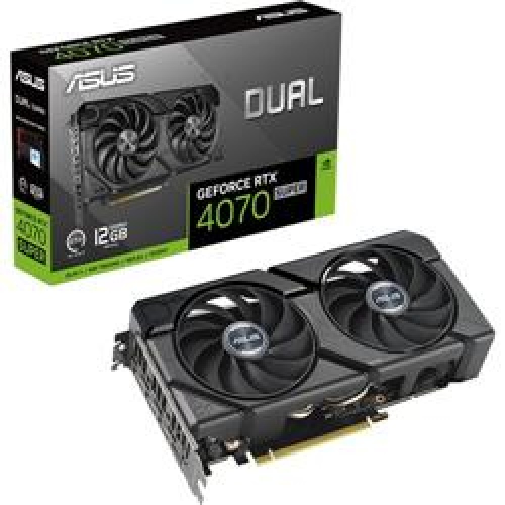 Asus DUAL-RTX4070S-12G-EVO RTX4070 SUPER 12GB GDDR6X 192bit 2505MHz HDMI 3xDP DLSS3 Ekran Kartı