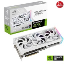 Asus ROG Strix GeForce RTX4090 White OC ROG-STRIX-RTX4090-O24G-WHITE 24GB GDDR6X 384Bit Ekran Kartı