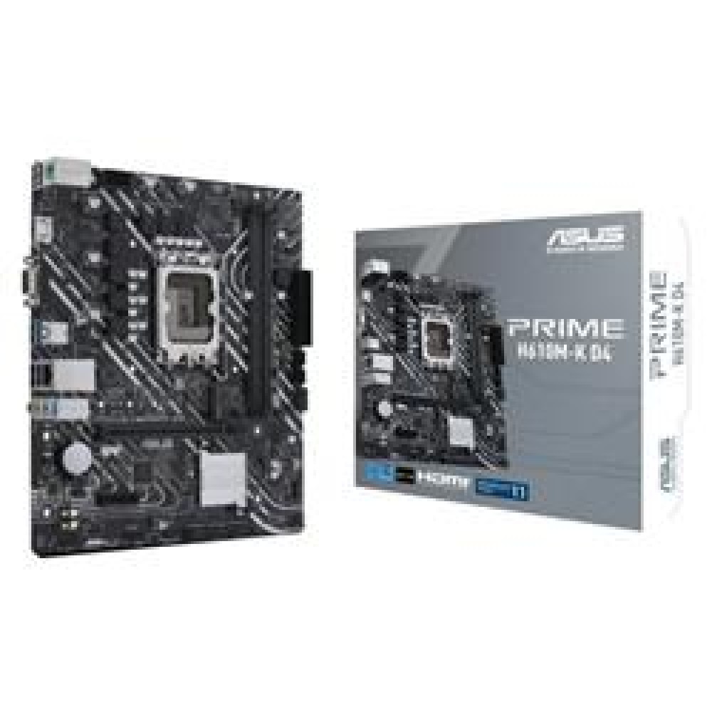 Asus Prime H610M-K D4 Argb 3200Mhz Ddr4 Soket 1700 M.2 Hdmı D-Sub Matx Anakart