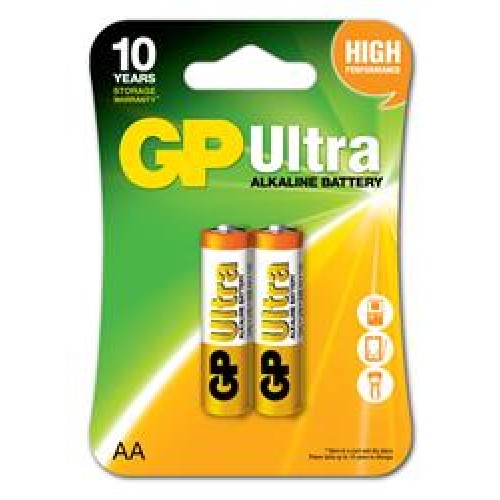 Gp LR6 AA Boy Ultra Alkalin Kalem Pil 2'li Paket GP15AU-U2