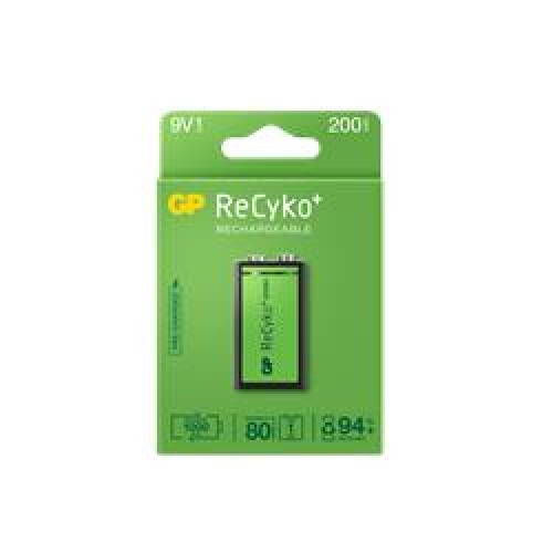 GP 9V 200 mAh Şarjlı Tekli Paket GP20R8HEM-2GB1