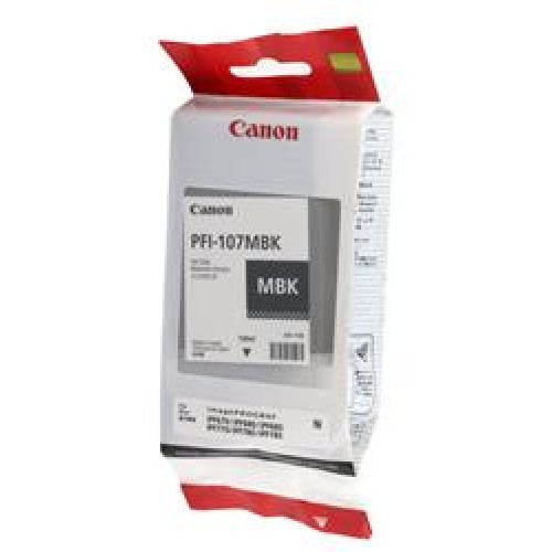 Canon PFI-107MBK Matte Black Mat Siyah Plotter Kartuş IPF770-775