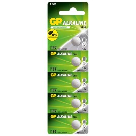 GP GP189-C5 LR54 Alkalin Düğme Pil 5'li Paket