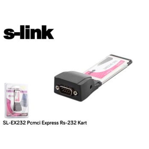 S-link SL-EX232 1port rs232 Pcmcıa Express Kart