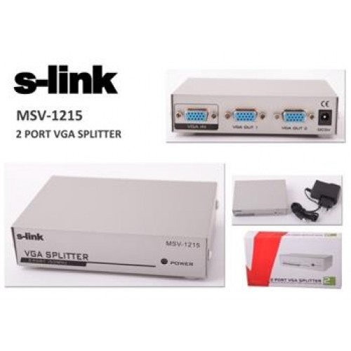 S-link MSV-1215 1pc-2mn 150mhz Vga Çoklayıcı