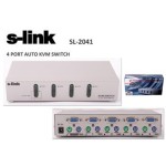 S-link SL-2041 4pc-1mn vga+ps-2 Otomatik Kvm Switch