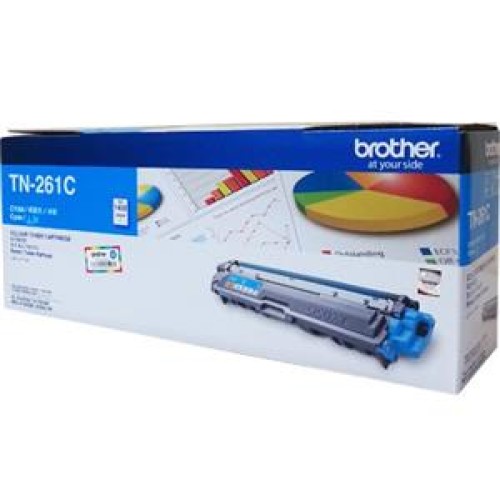 Brother TN-261C 1.400 Sayfa Cyan Mavi Toner HL-3150-3170 MFC-9140-9330