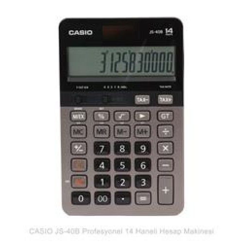 Casio JS-40B Profesyonel 14 Hane Masa Üstü Hesap Makinesi