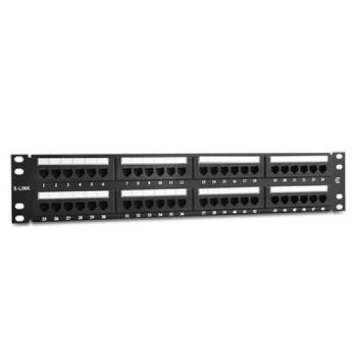 S-link  SL-PC48 48 Port Cat5 Utp Patch Panel