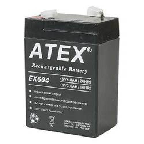 Atex AX-604 6V 4AH Bakımsız Kuru Akü