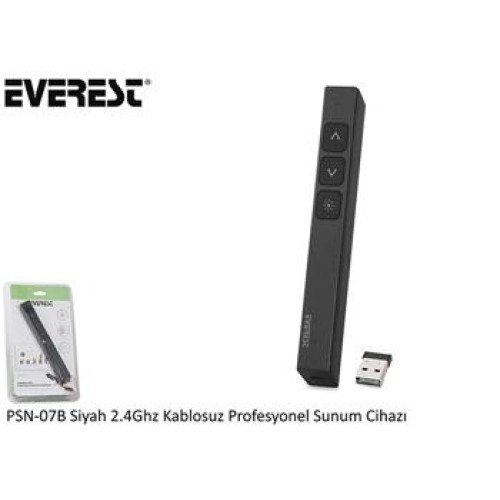 Everest PSN-07B Siyah 2.4Ghz Kablosuz Profesyonel 