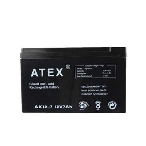 Atex AX-12V 7AH Bakımsız Kuru Akü