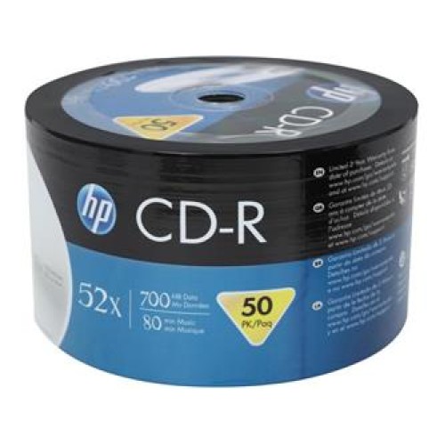 Hp Cd-R 700Mb-80Mın 52X 50 li Shrink 