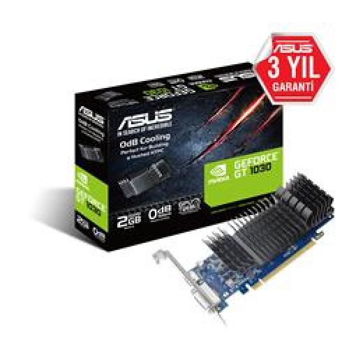 Asus 2Gb Gddr5 (64Bit) Dvı-Hdmı (GT1030-SL-2G-BRK) 6008 Mhz Ekran Kartı