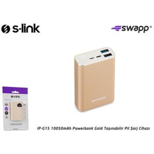 S-link Swapp IP-G15 10050mAh LG BATARYA 2XUSB 2.1A