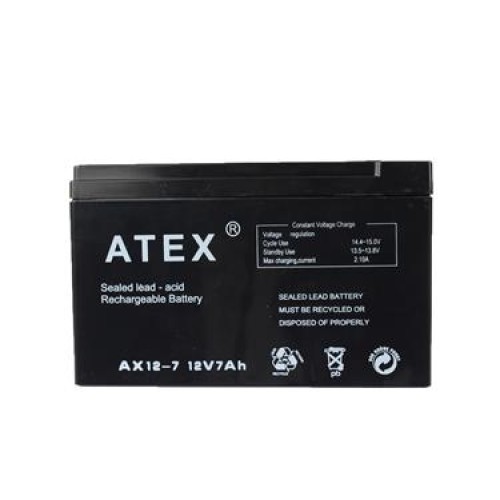 Atex AX-12V 12AH Bakımsız Kuru Akü