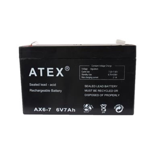 Atex AX-12V 18AH Bakımsız Kuru Akü