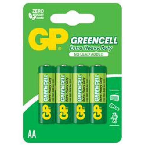 GP Greencel R6 AA Boy Çinko Kalem Pil 4'lü Paket GP15G-U4