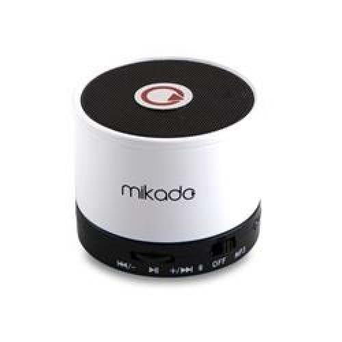 Mikado MD-14BT Şarjlı Beyaz Tf Kart Destekli Bluetooth Speaker